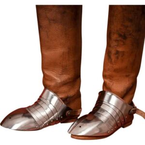 Segmented Steel Sabatons - Polished