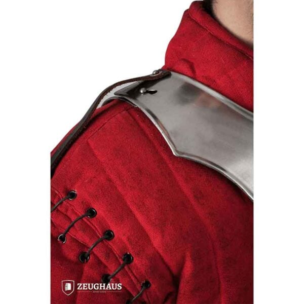 Late Medieval Avenger Steel Gorget - Polished