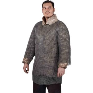 High Tensile Steel Chainmail Haubergeon