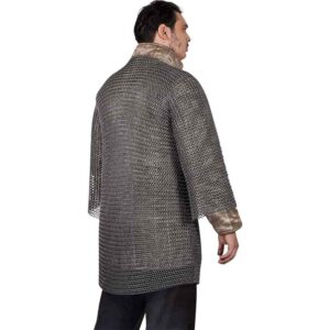 High Tensile Steel Chainmail Haubergeon