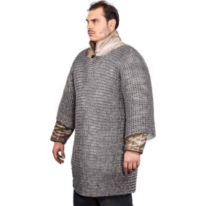 Alternate Riveted Aluminum Chainmail Haubergeon