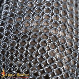 Butted Steel Chainmail Hauberk - Zinc Polished