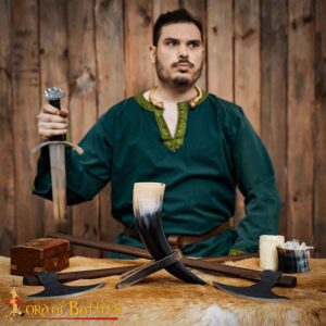 Wooden Drinking Horn Stand