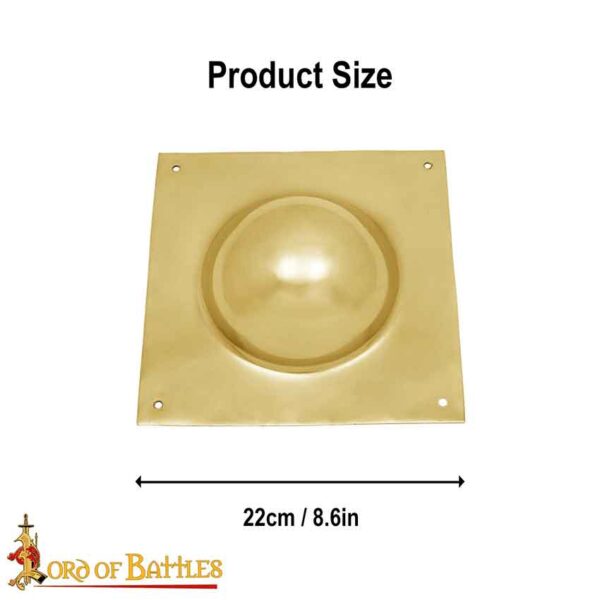 Roman Square Shield Boss