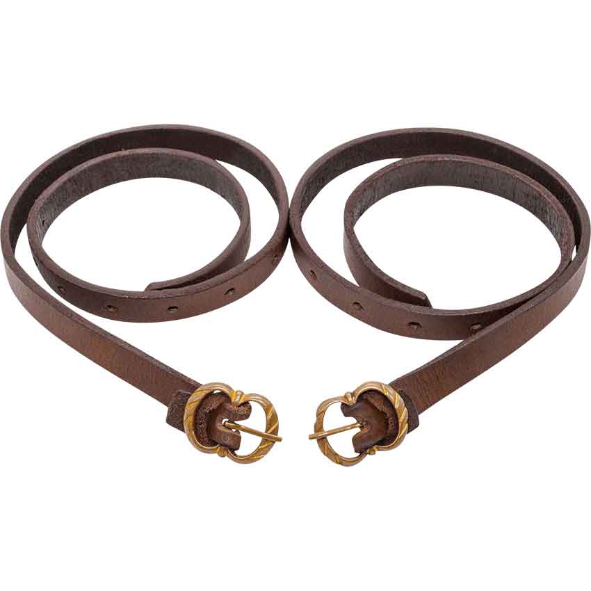 Medieval Leather Leg Garters Medieval Leather Leg Garters