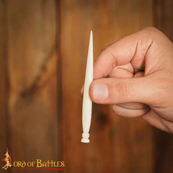Hand Carved Bone Viking Hair Pin