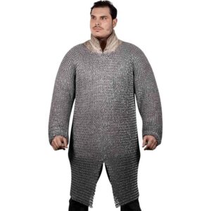 Alternate Riveted Aluminum Chainmail Hauberk