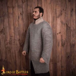 Alternate Riveted Aluminum Chainmail Hauberk