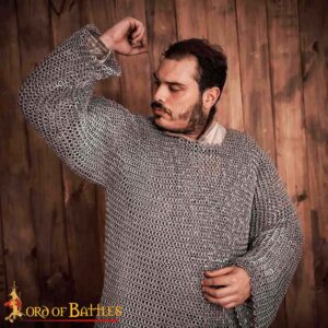 Alternate Riveted Aluminum Chainmail Hauberk