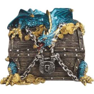 Blue Dragon Treasure Trinket Box