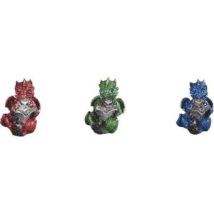 Reading Baby Dragons Statue Set