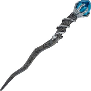Serpentine Azure Gem Magic Wand