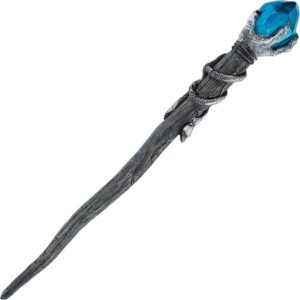 Serpentine Azure Gem Magic Wand