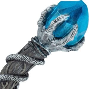 Serpentine Azure Gem Magic Wand