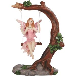 Tree Swing Fairy Statue