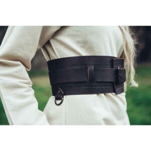 Ingrid Wide Viking Belt - Dark Brown