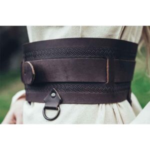 Ingrid Wide Viking Belt - Dark Brown
