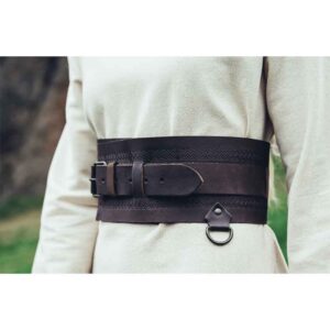 Ingrid Wide Viking Belt - Dark Brown