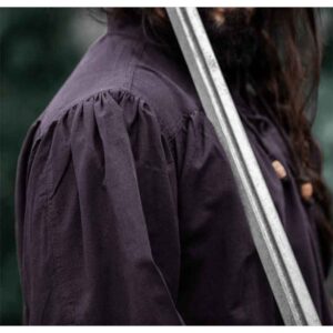 Friedrich Medieval Lace-Up Shirt - Brown