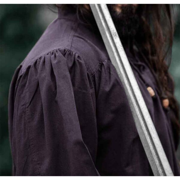 Friedrich Medieval Lace-Up Shirt - Brown