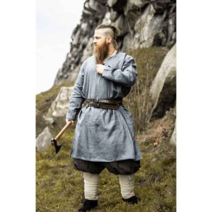Ubbe Leather Viking Double Belt - Dark Brown