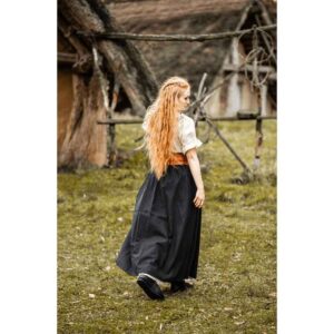 Elise Medieval Layered Skirt - Black/Natural