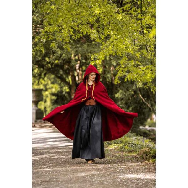 Marie Viking Cloak - Red