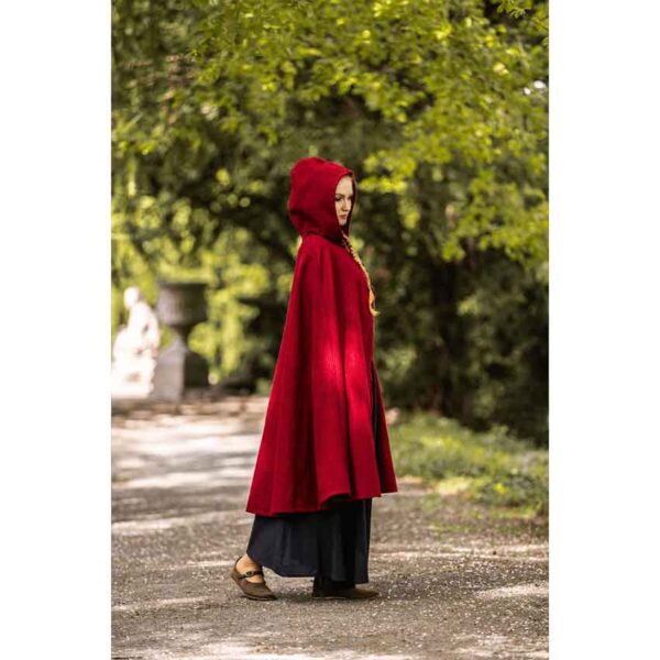Marie Viking Cloak - Red