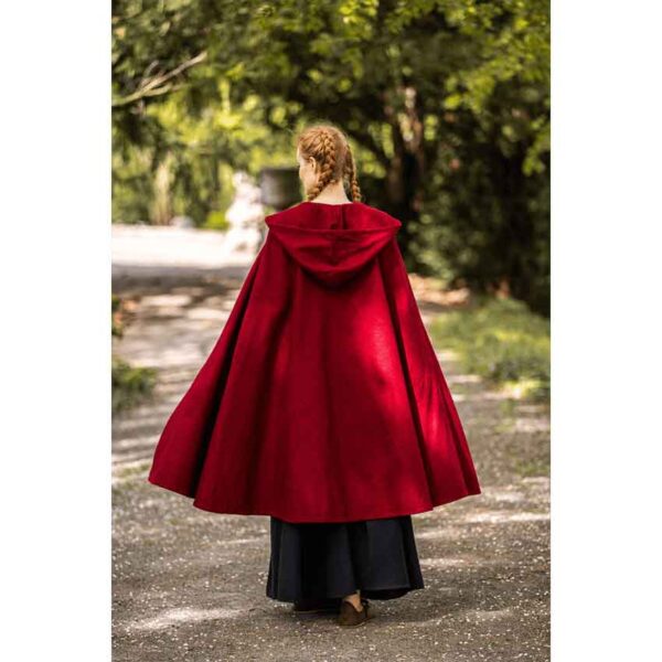 Marie Viking Cloak - Red