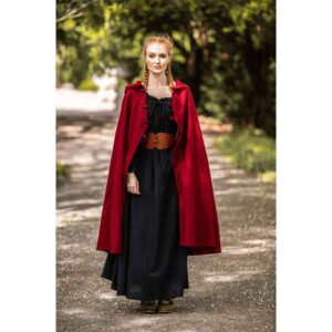Marie Viking Cloak - Red