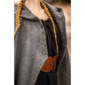 Lady Heidi Medieval Cloak - Grey