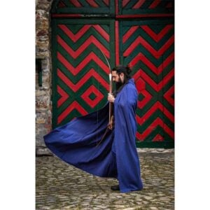 Gunnar Medieval Cotton Cloak - Blue