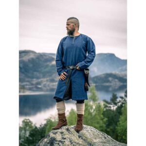 Lennart Long Sleeve Viking Tunic - Dark Blue