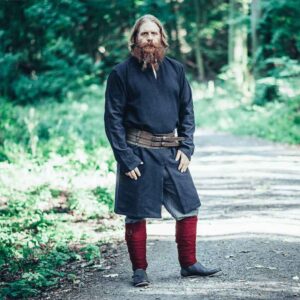 Lennart Long Sleeve Viking Tunic - Black