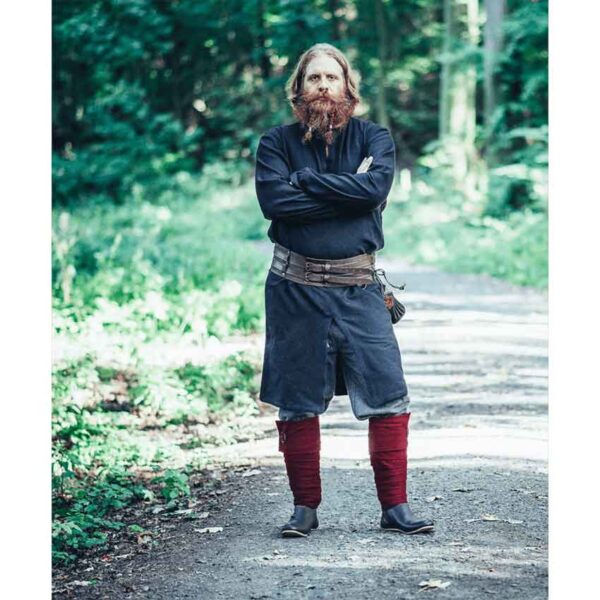 Lennart Long Sleeve Viking Tunic - Black