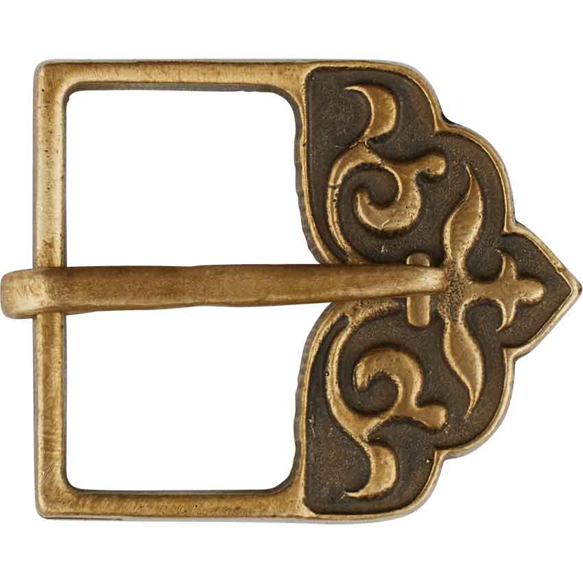 Slavic Floral Belt Buckle