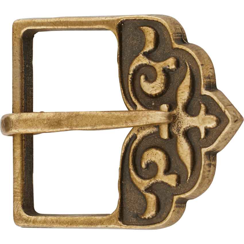 Slavic Floral Belt Buckle