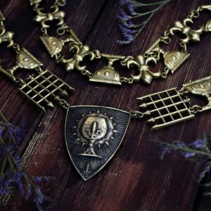 Grail and Lilium Knight's Chain Collar
