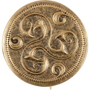Brass Celtic Triskelion Brooch