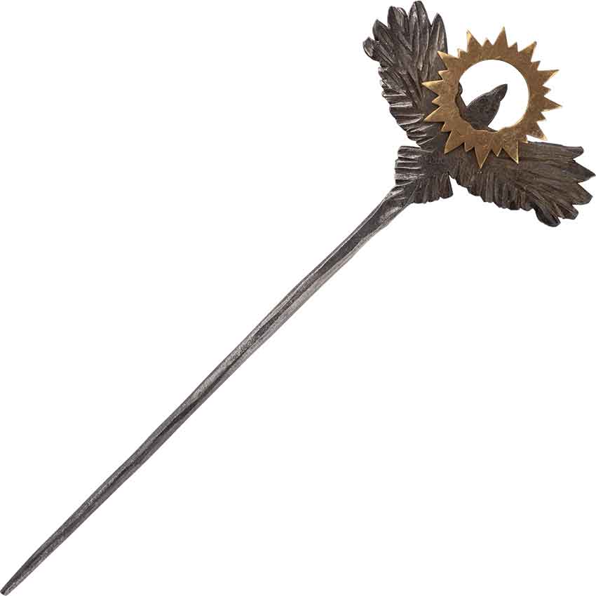 Raven Sun Hairpin