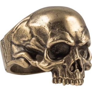 Brass Skull Ring