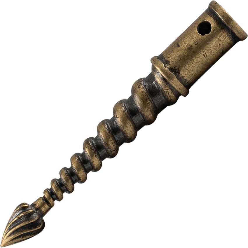 Twisted Aiglet Brass Tips - Set of 4