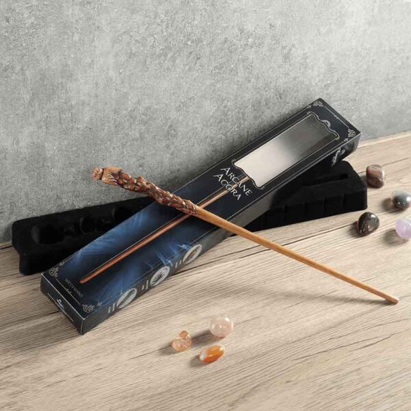 Wooden Owl Magic Wand