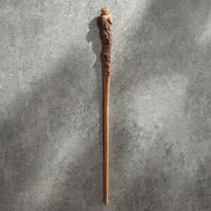 Wooden Owl Magic Wand