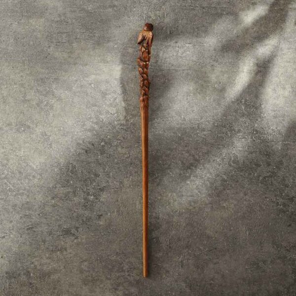 Wooden Owl Magic Wand