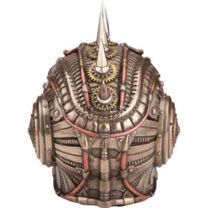 Spiked Steampunk Skull Trinket Box