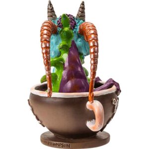 Hot Chocolate with Rupert Dragon Statue