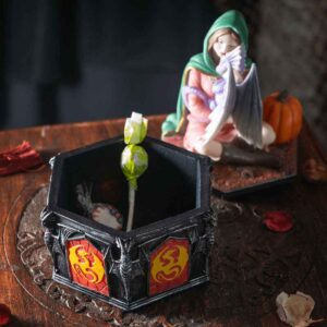 Autumn's Embrace Dragon Trinket Box