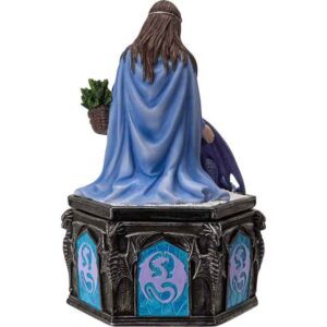 Winter Maiden Dragon Trinket Box
