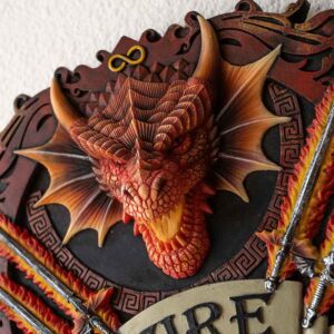 Fire Elemental Plaque